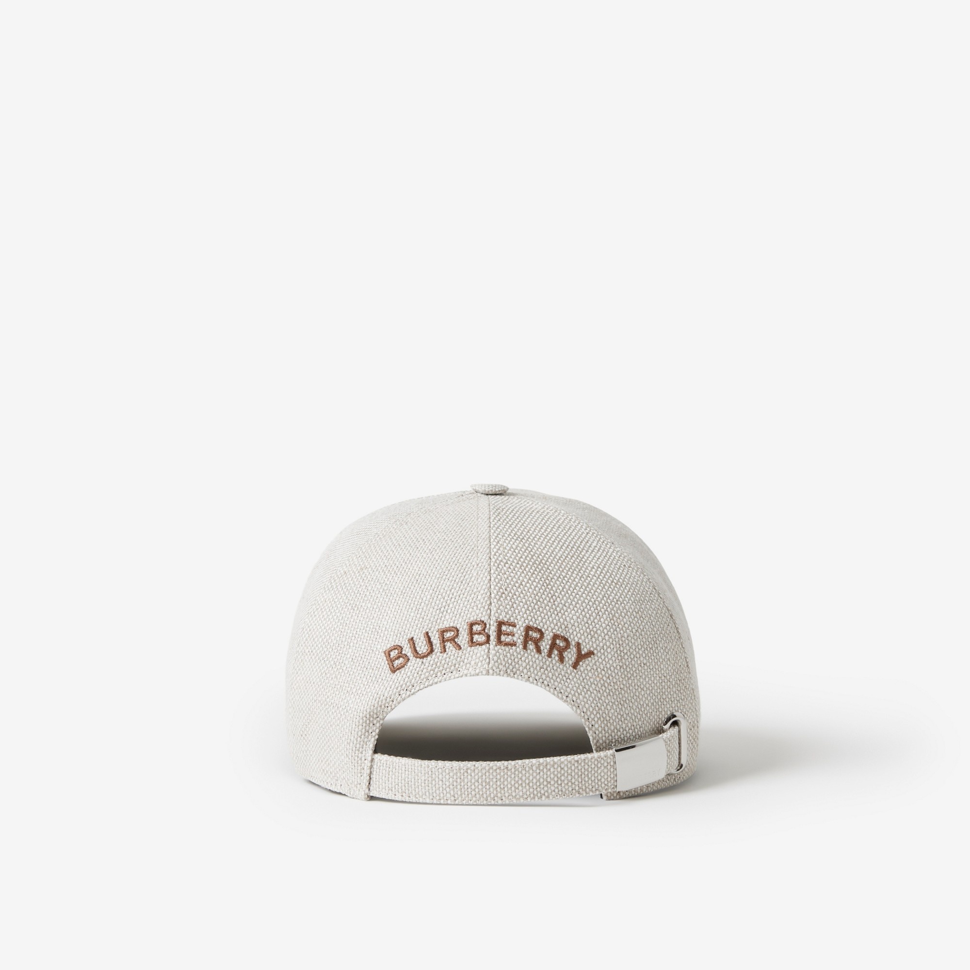 EKD Appliqué Linen Hemp Cotton Baseball Cap - 3