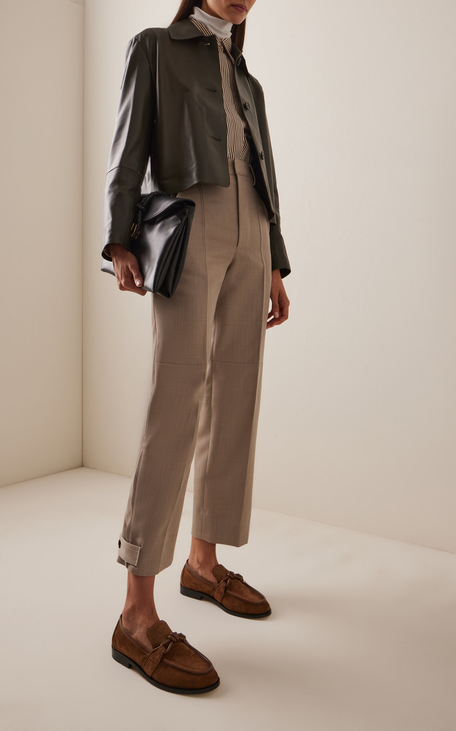 Astaire Knot Suede Loafers tan - 2