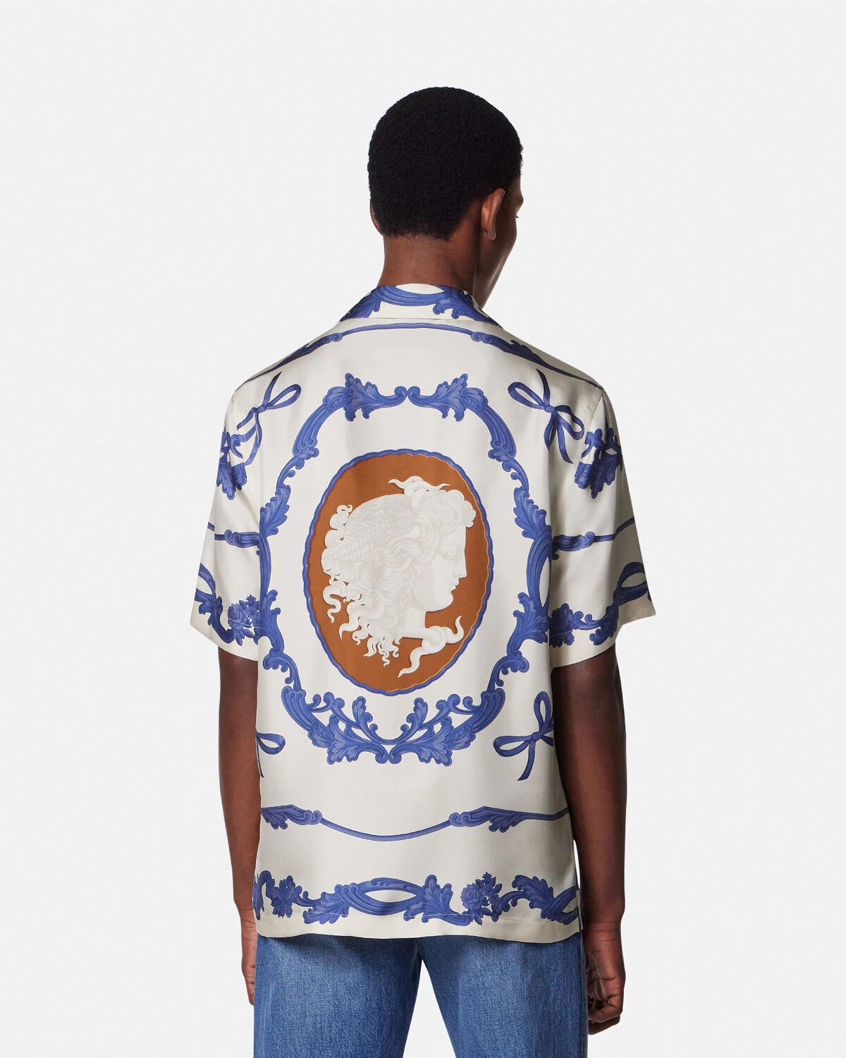 Cameo Silk Shirt - 5