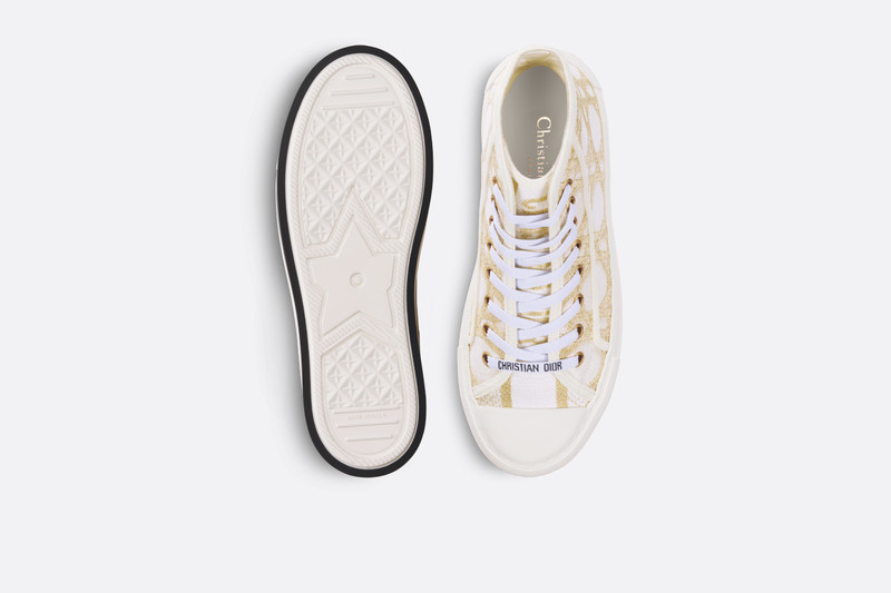 Dior Or Walk'n'Dior High-Top Platform Sneaker 4