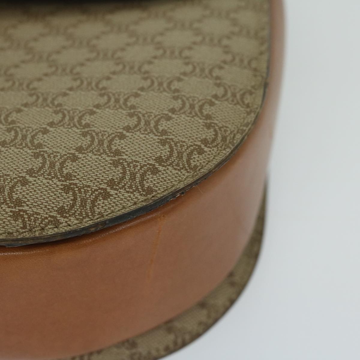 CELINE Macadam Canvas Hand Bag Beige - 11