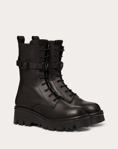 Valentino Campsite Calfskin Combat Boot 50 mm outlook