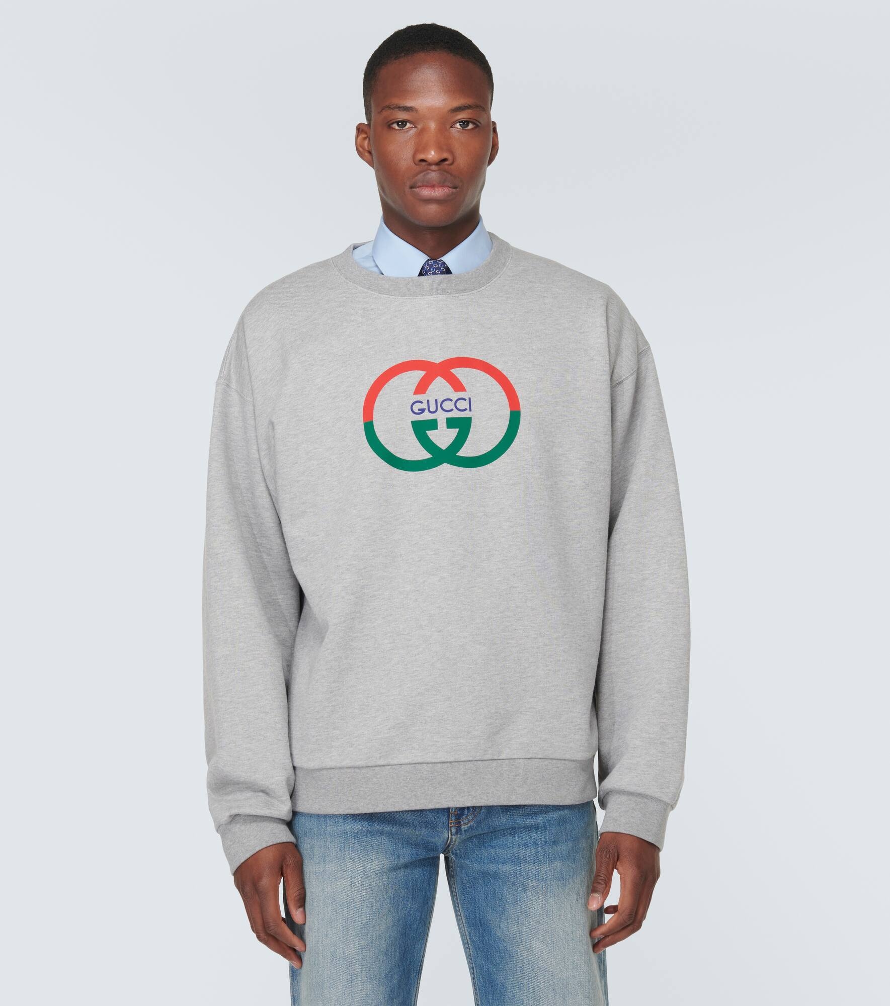 Interlocking G cotton jersey sweatshirt - 3