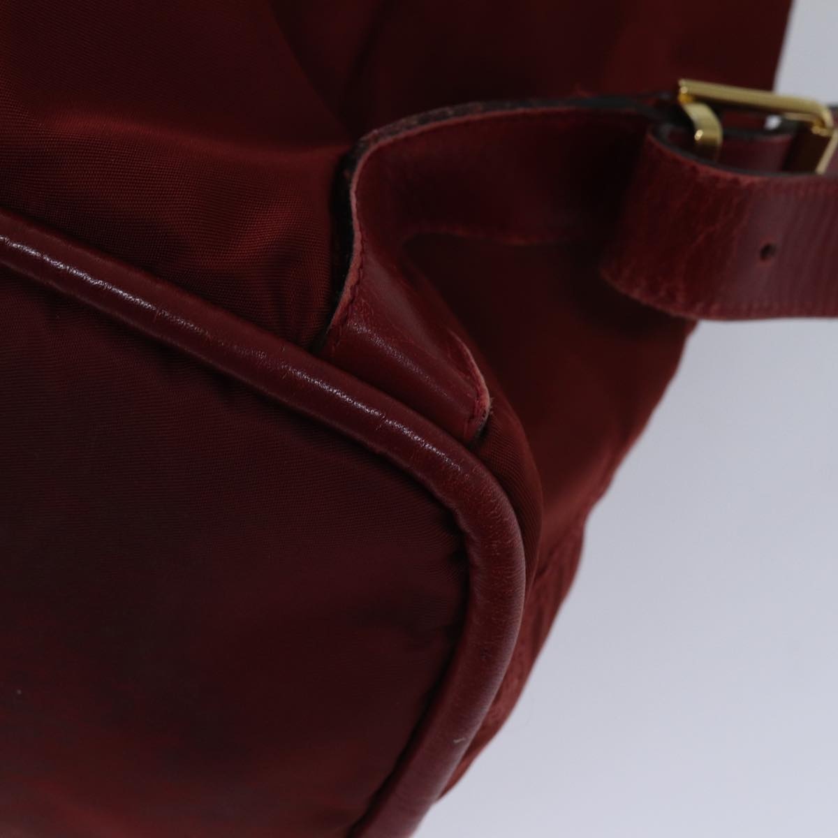 CELINE Backpack Nylon Red Gold - 13
