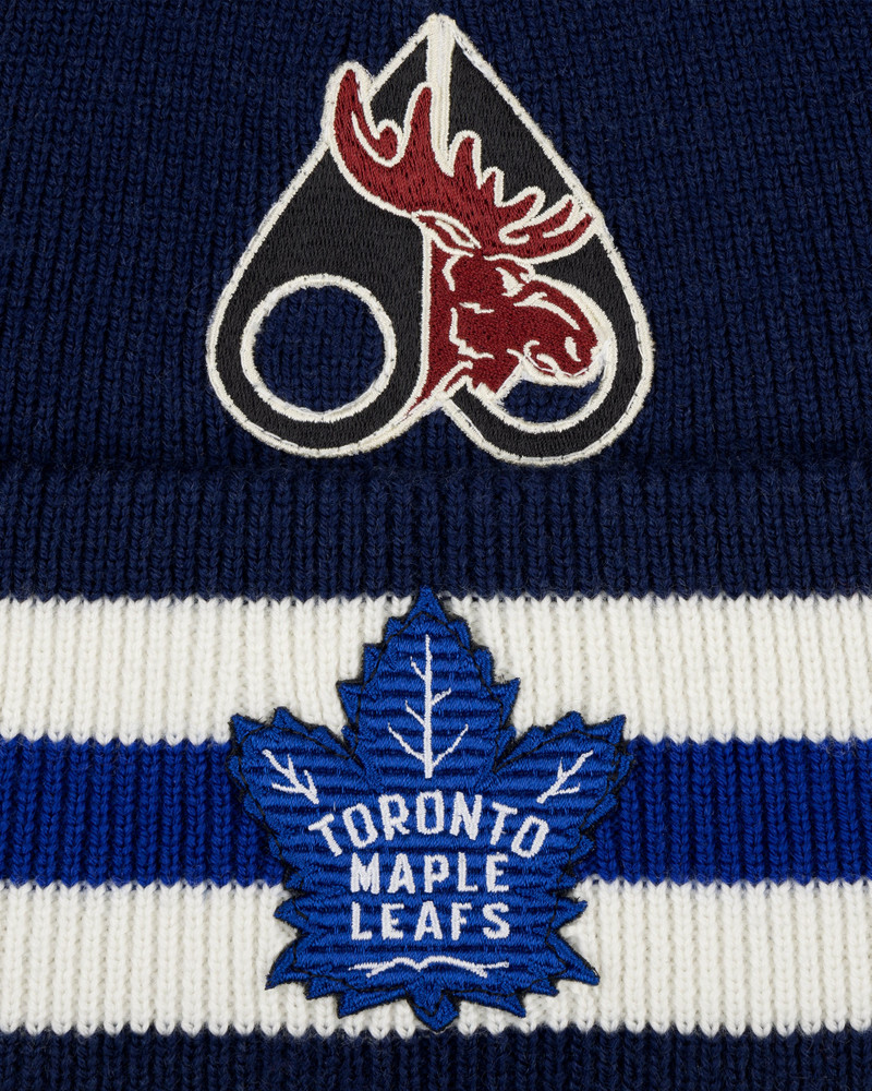 NHL X MOOSE KNUCKLES MAPLE LEAFS BEANIE 4