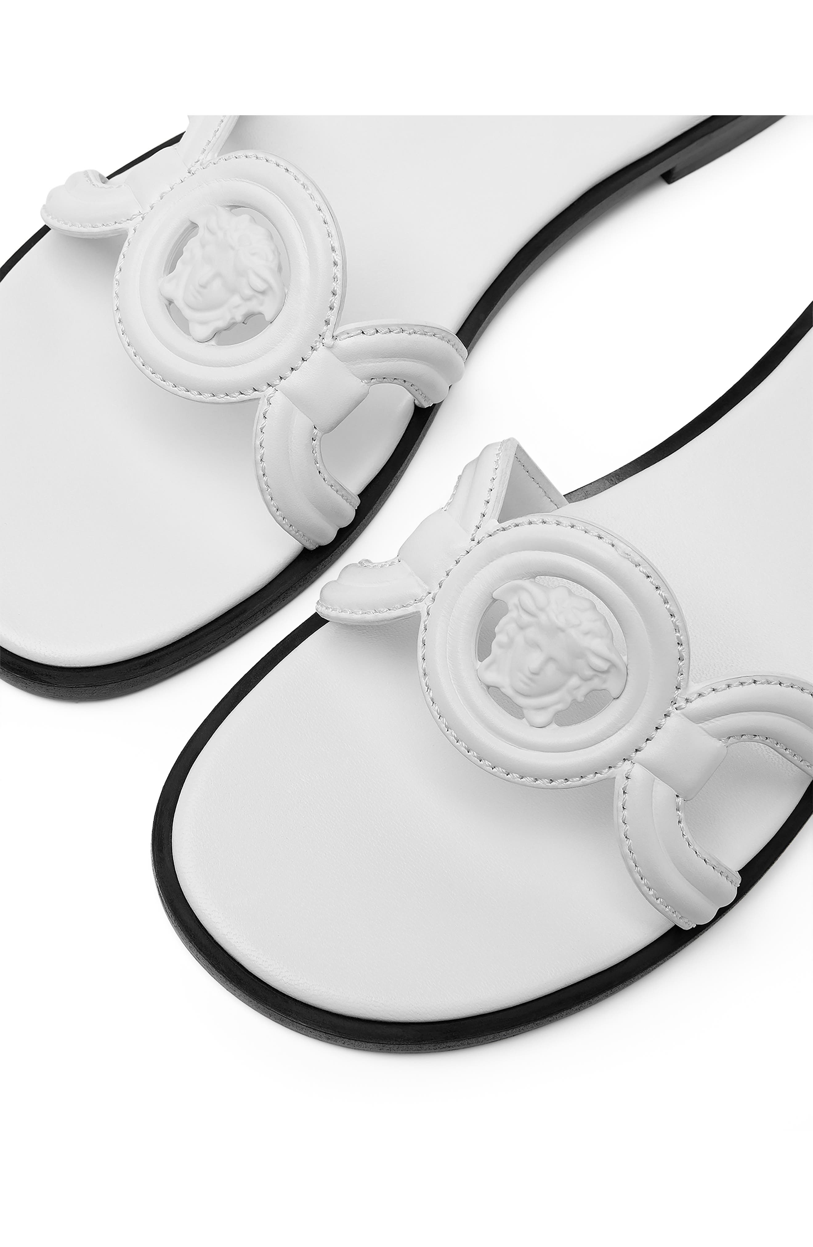 Versace Medusa '95 Slide Sandal in Porcelain White at Nordstrom - 3