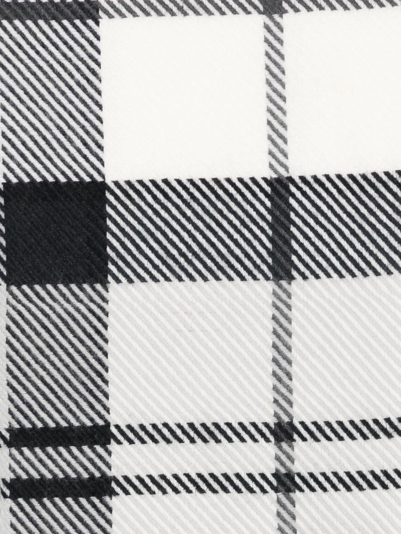 Barbour logo-appliqué plaid scarf and beanie set outlook