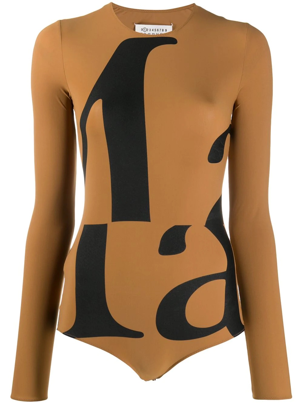 logo-print long-sleeve body - 1