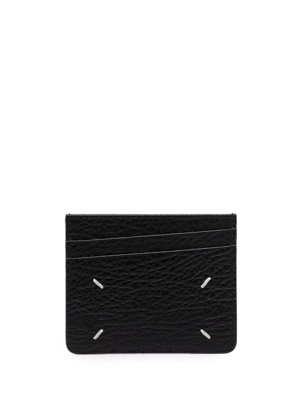 pebbled-effect asymmetric cardholder - 2