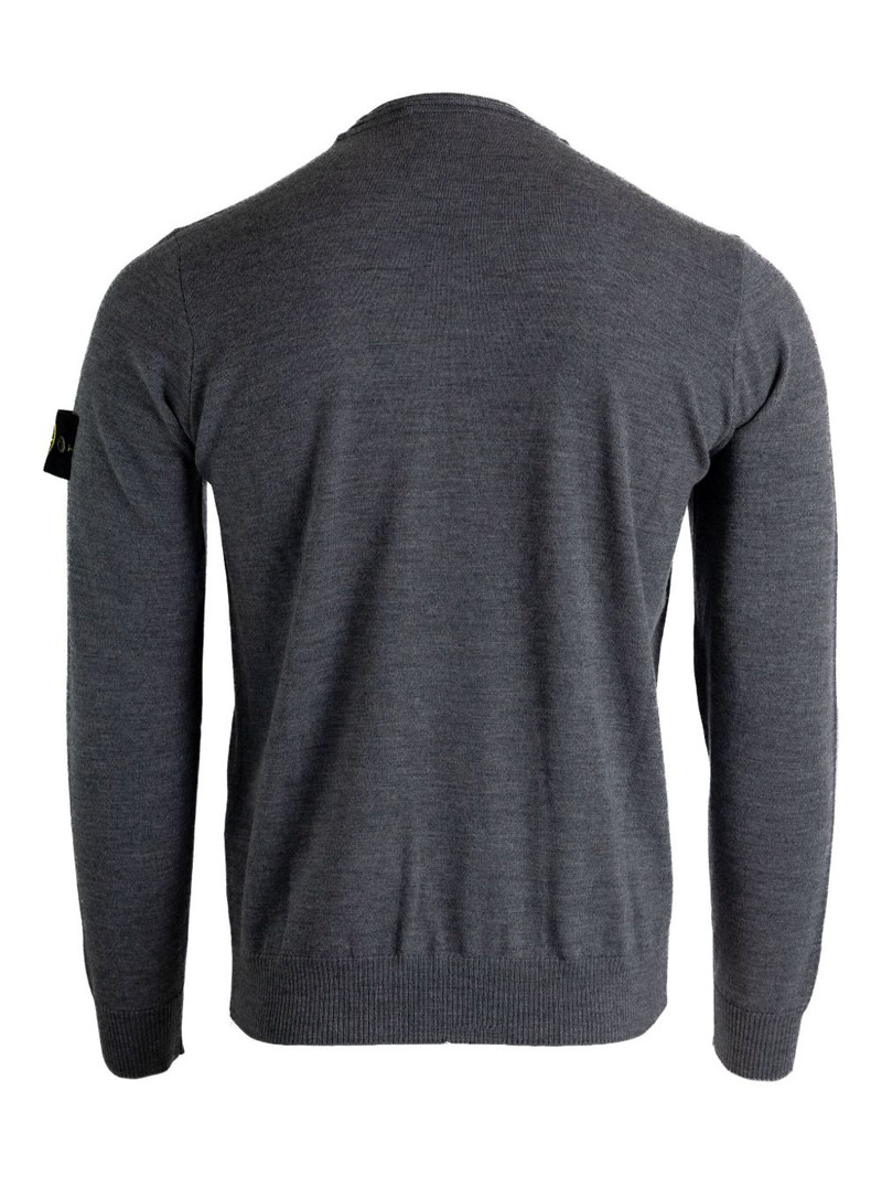 Stone Island 5100071 logo-patch crew-neck sweater outlook