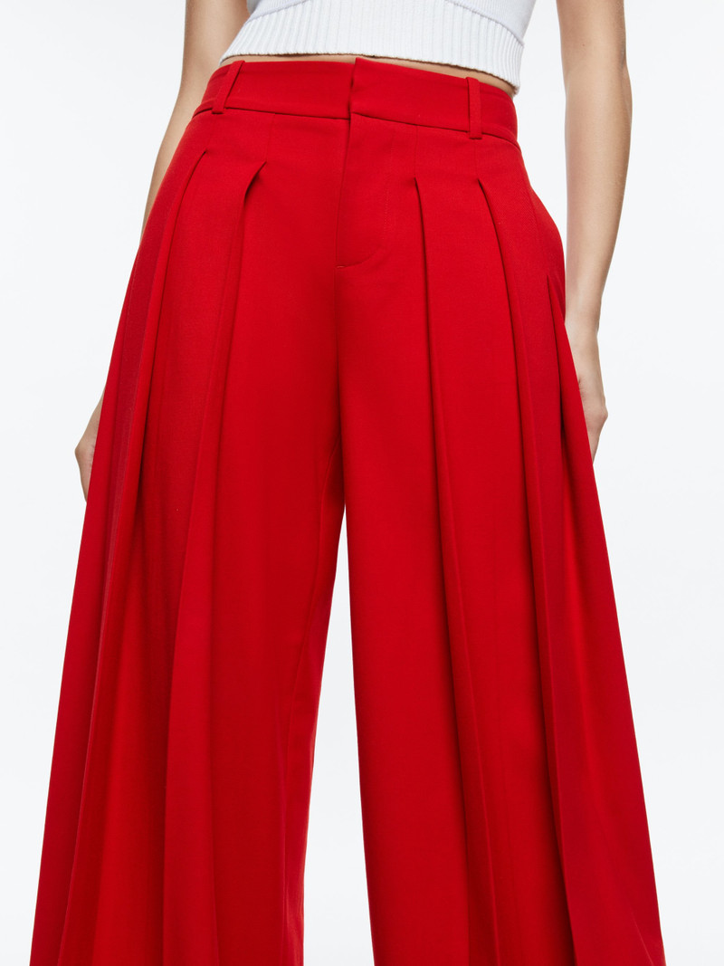 SIMON HIGH RISE WIDE LEG PLEATED TROUSER 5