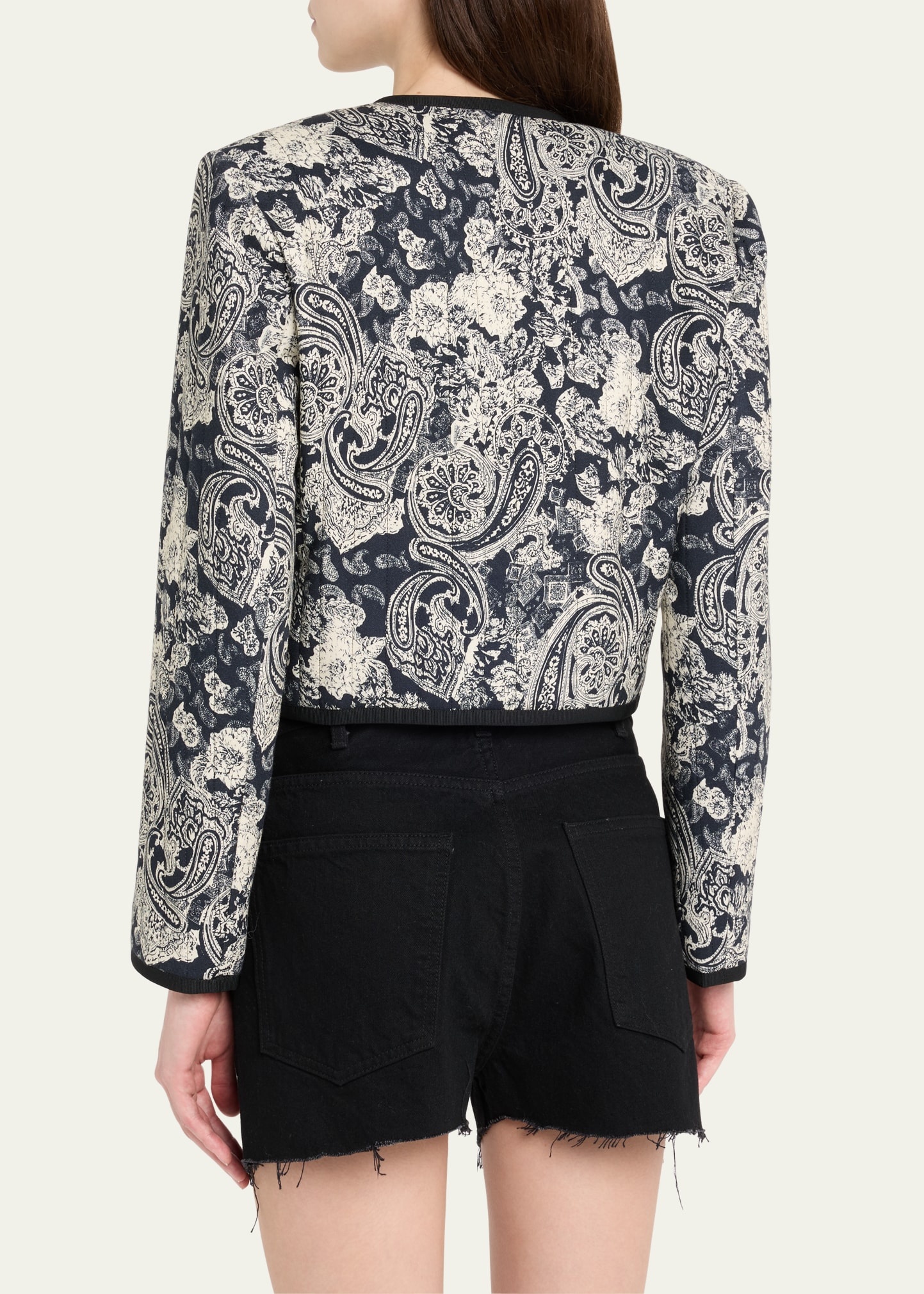 Bono Paisley Open-Front Jacket - 3