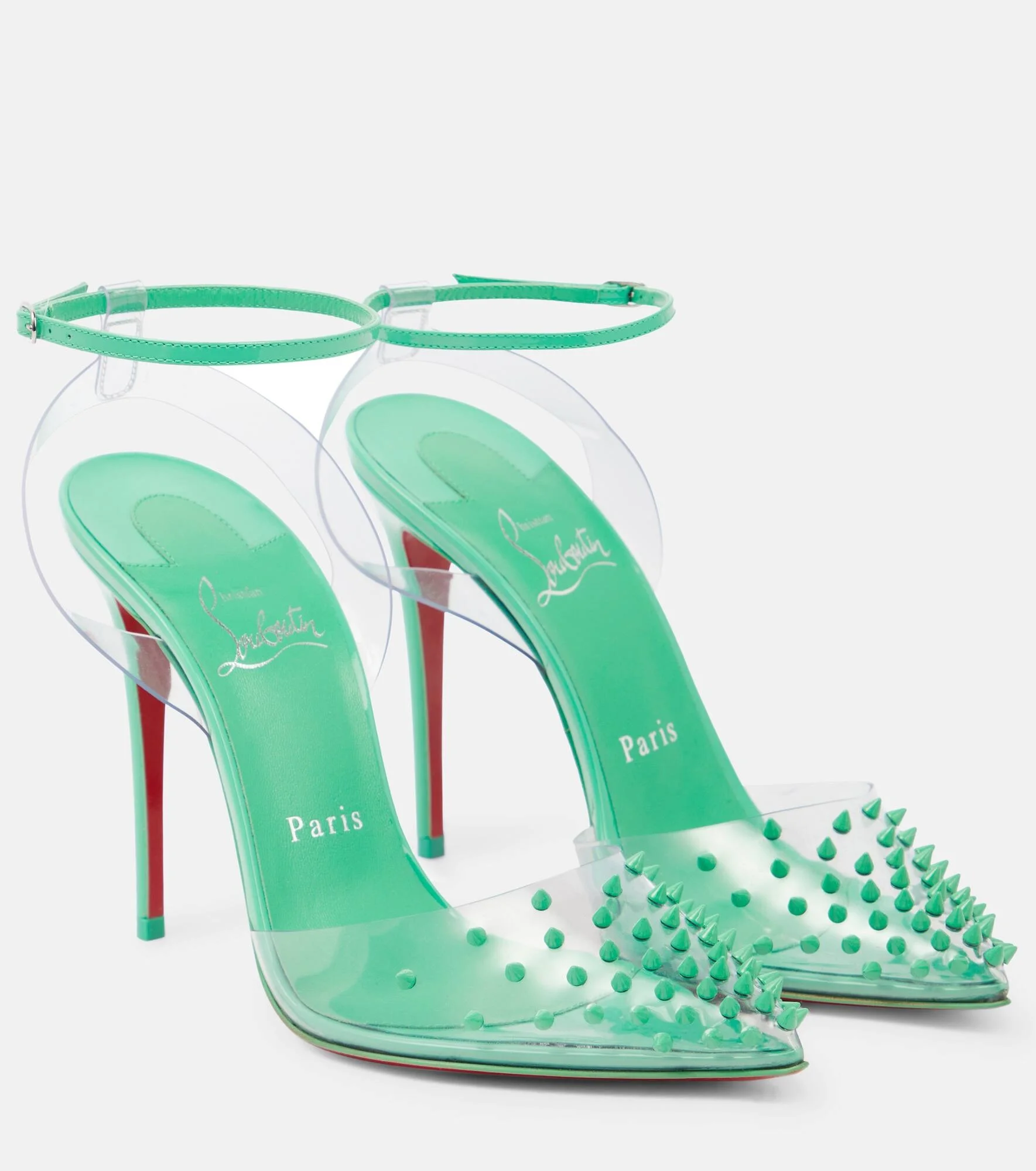 Spikoo 100 PVC and leather pumps - 1