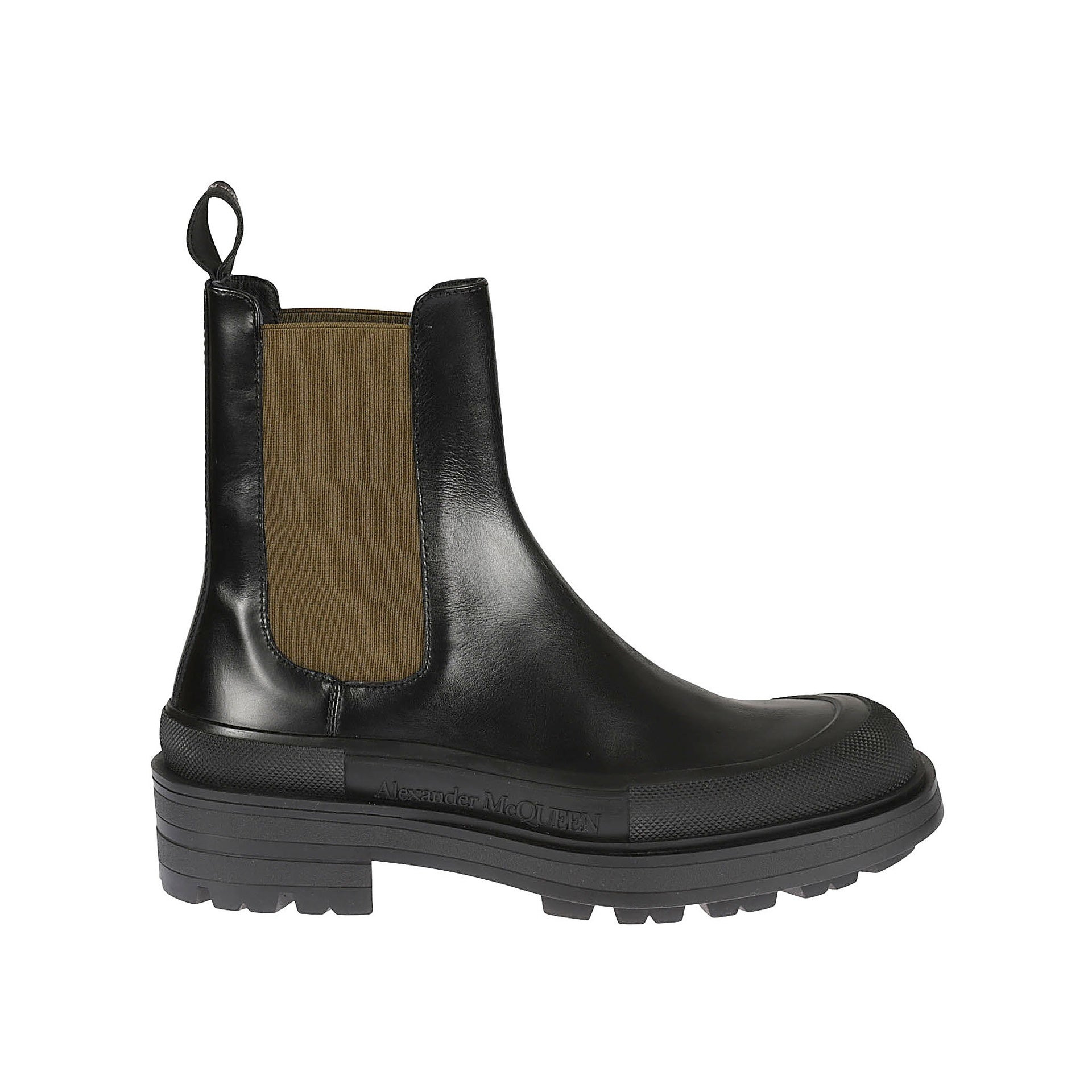 Alexander Mcqueen Leather Boots Men - 5