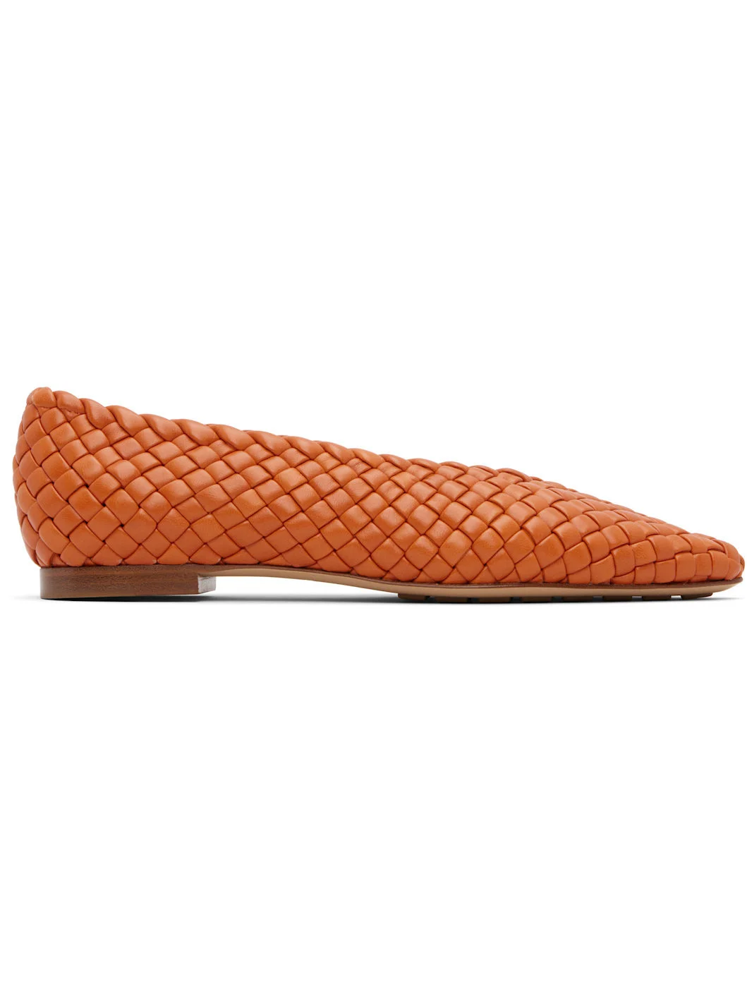 Orange Sofia Ballerina Flats - 1