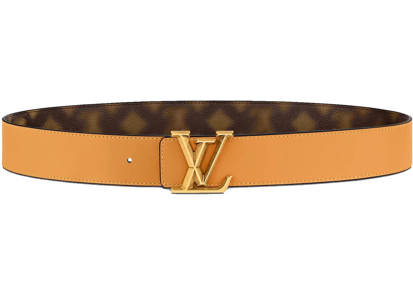 Louis Vuitton LV Pyramide This Is Not MNG 40MM Reversible Belt Blurry Monogram Brown - 2