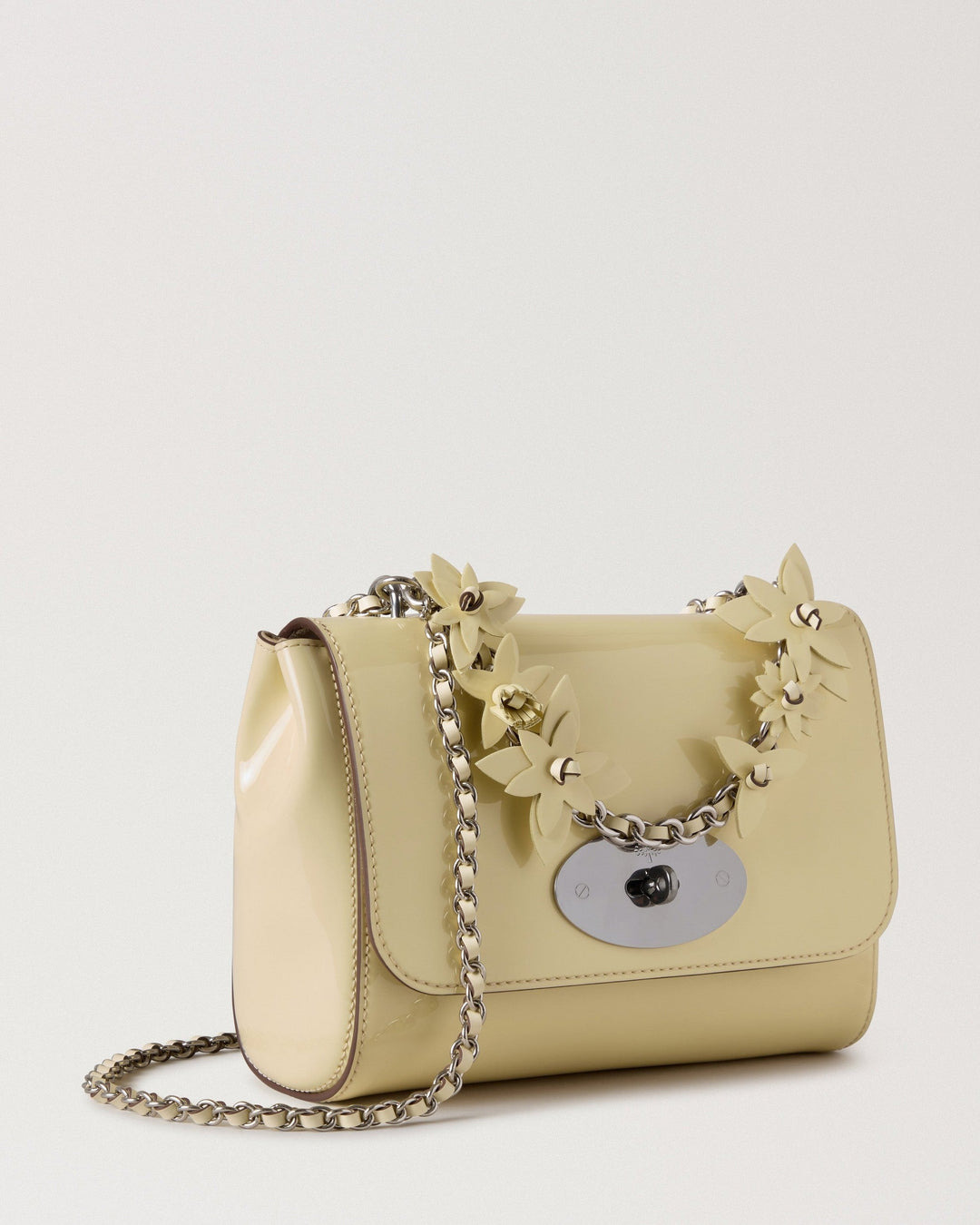 Lily Buttermilk Soft Patent & Flowers - 4