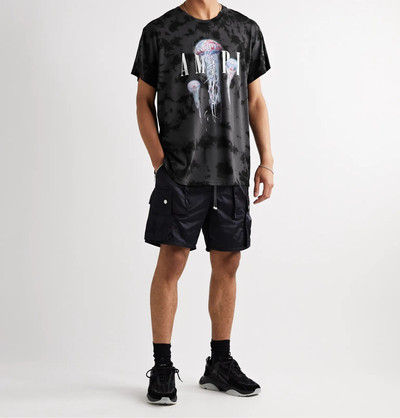 AMIRI Logo-Print Tie-Dyed Cotton-Jersey T-Shirt outlook