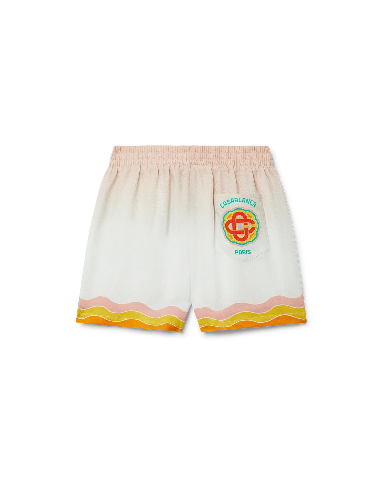 Rainbow Monogram Silk Shorts - 2