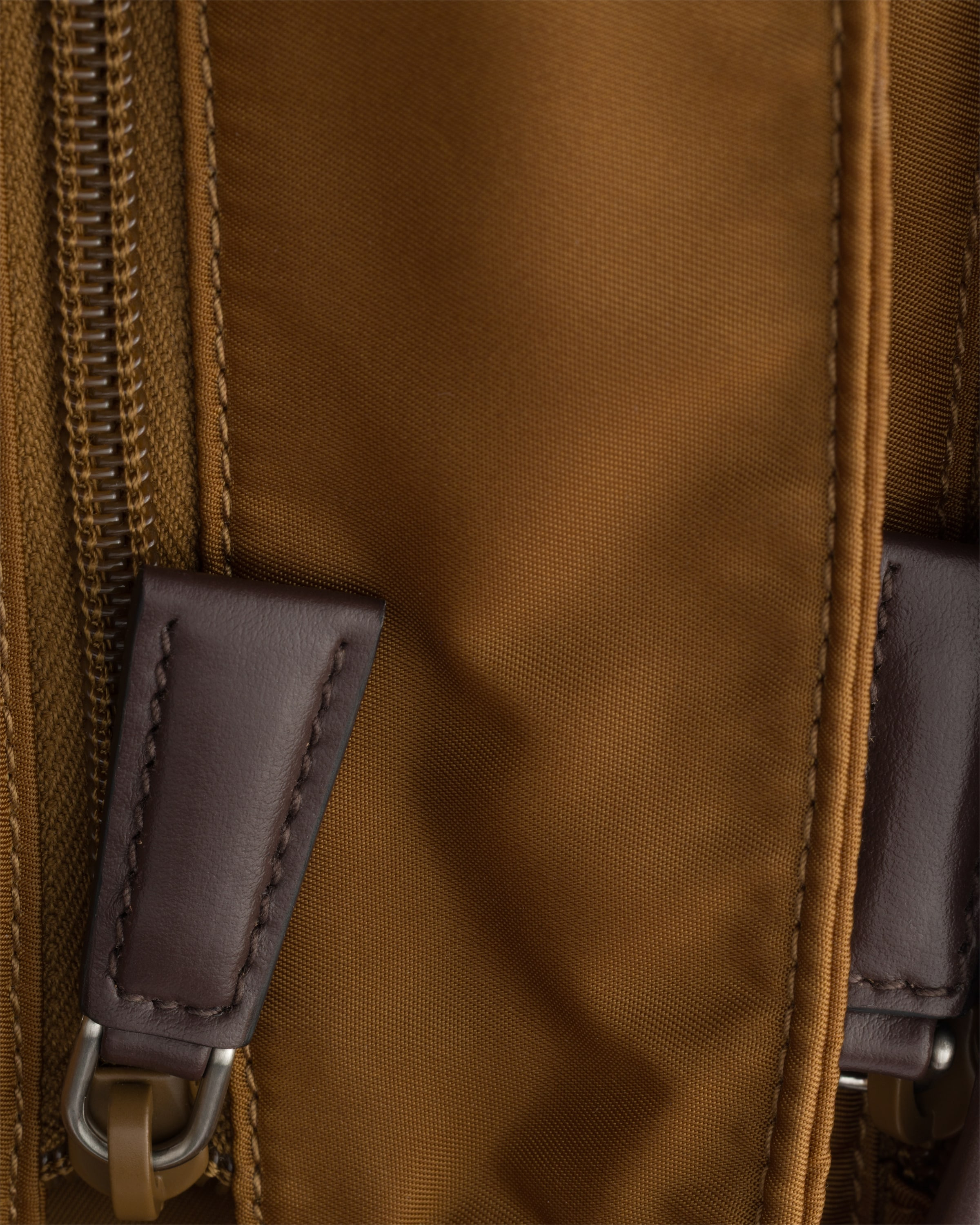 Re-Nylon and leather shoulder bag - 7