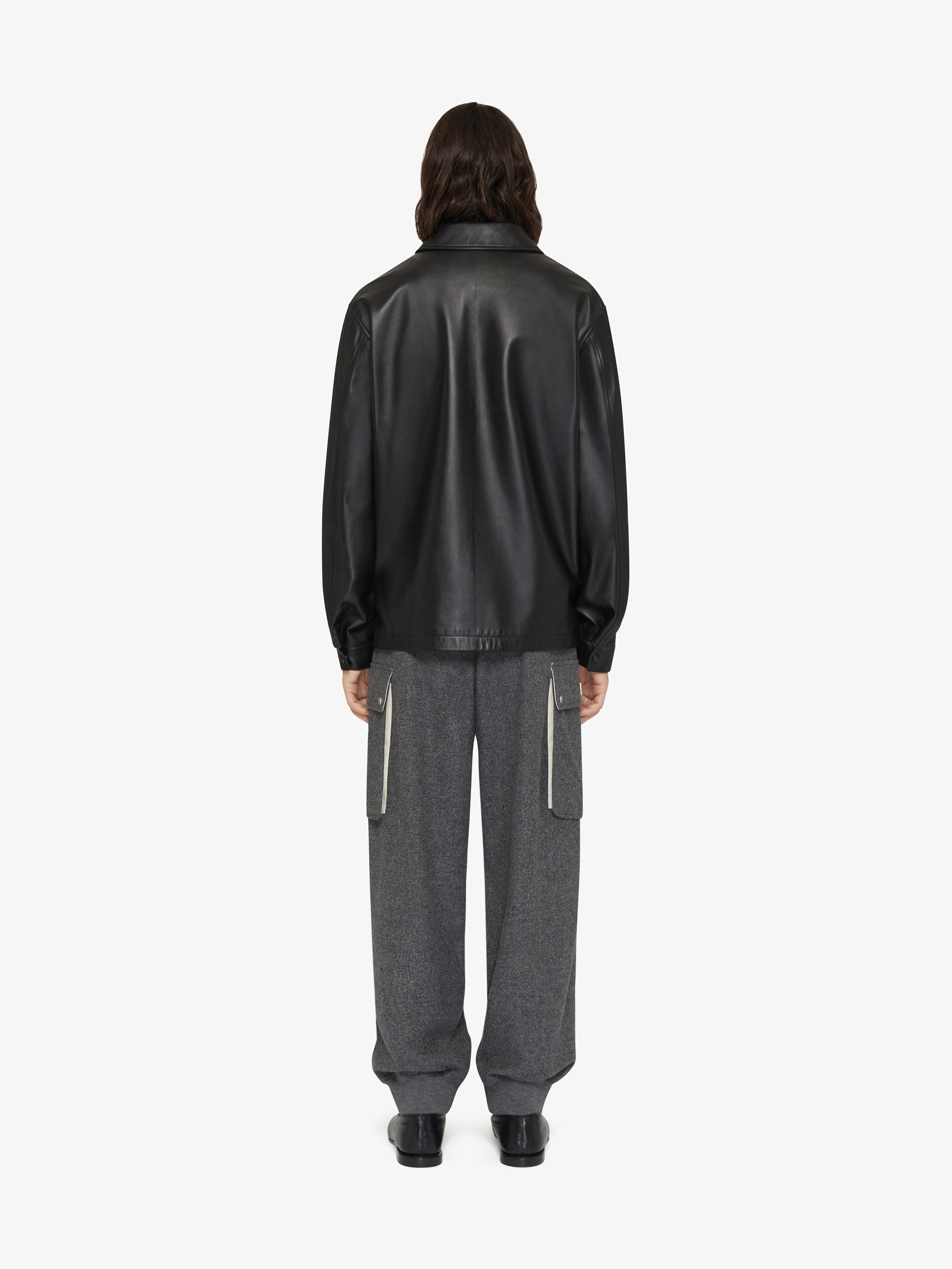 GIVENCHY COLLEGE JACKET IN LEATHER - 3