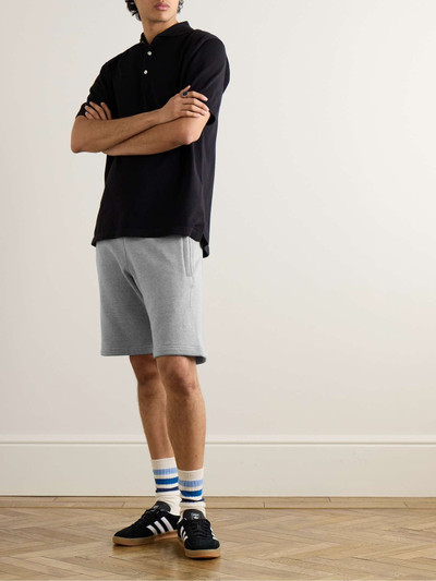 BEAMS PLUS Straight-Leg Cotton-Jersey Drawstring Shorts outlook
