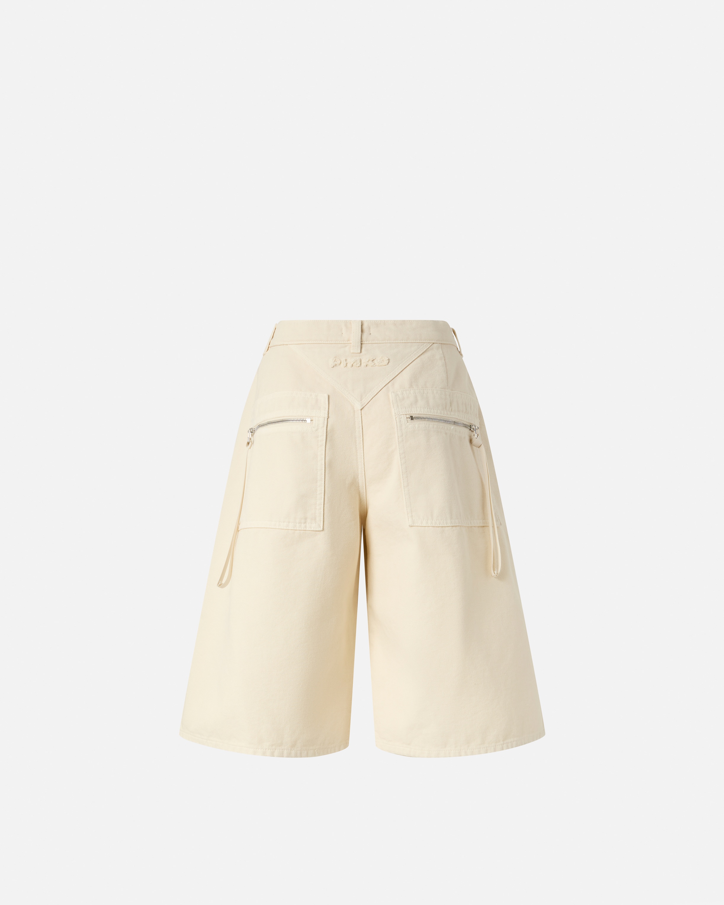 WIDE COTTON BERMUDA SHORTS WITH POCKETS - 2