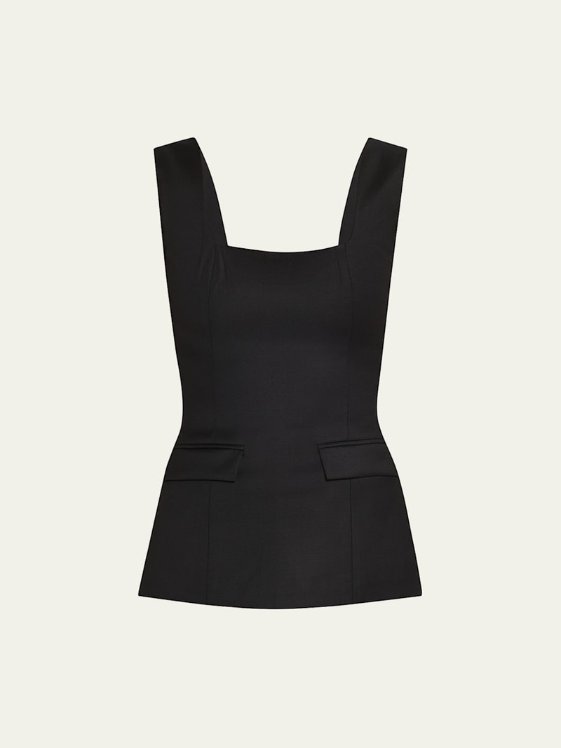 Felicity Sleeveless Wool Top 1