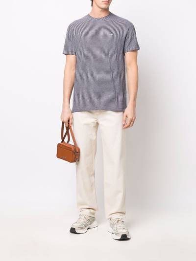 A.P.C. striped crew neck T-shirt outlook