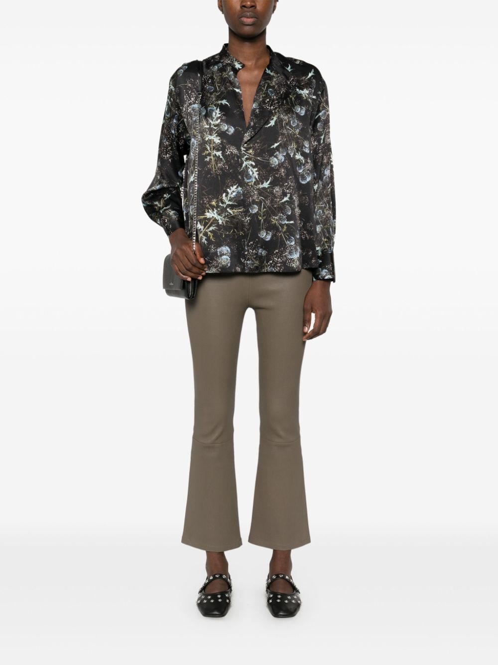 thistle silk blouse - 2