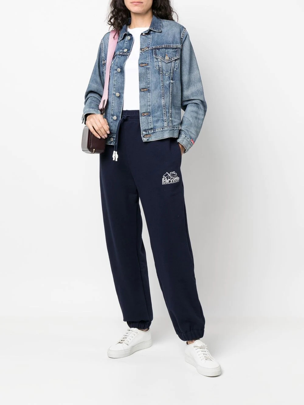 embroidered-logo track-pants - 3