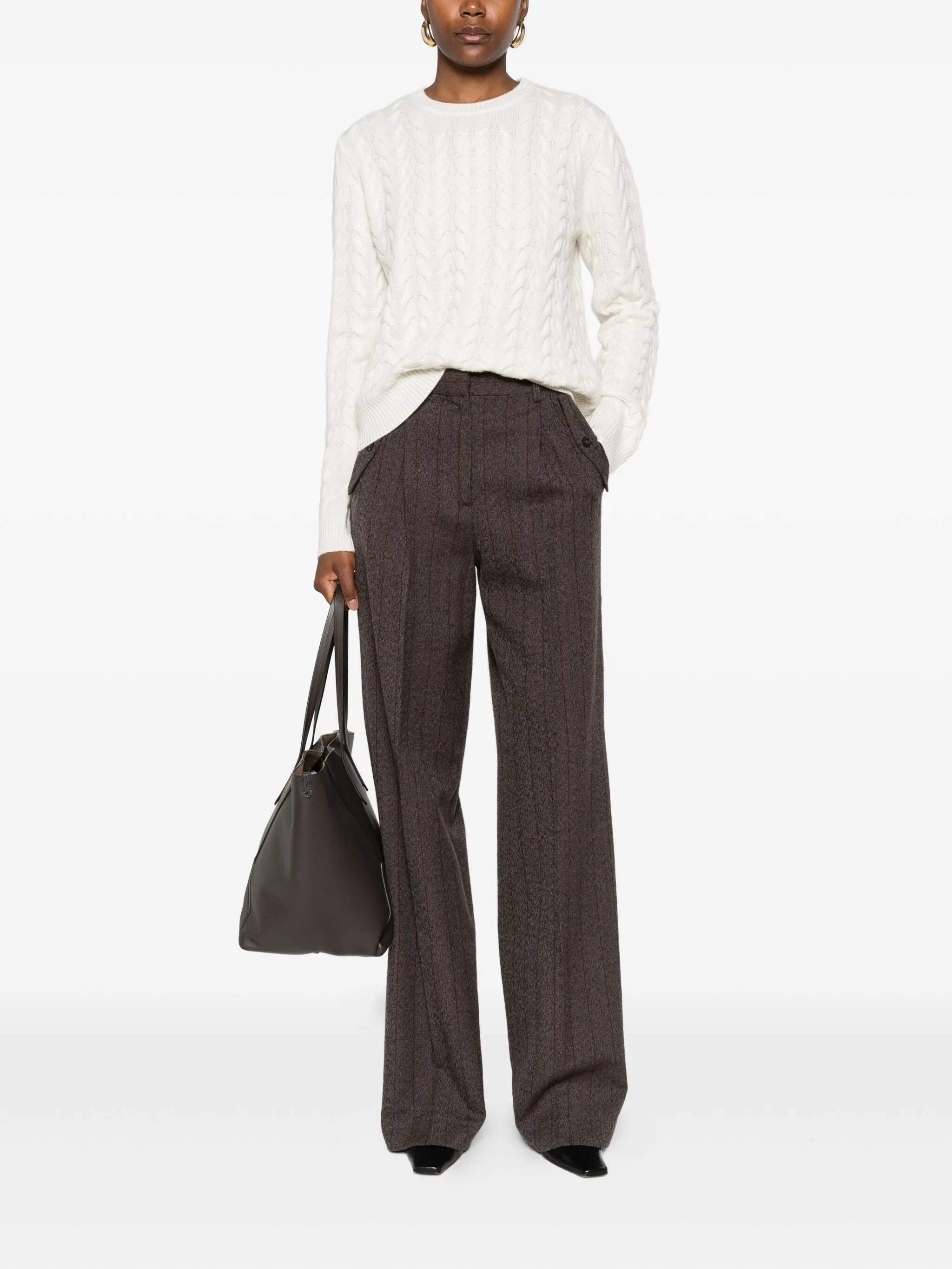 Max Mara Cable-knit Sweater - 3