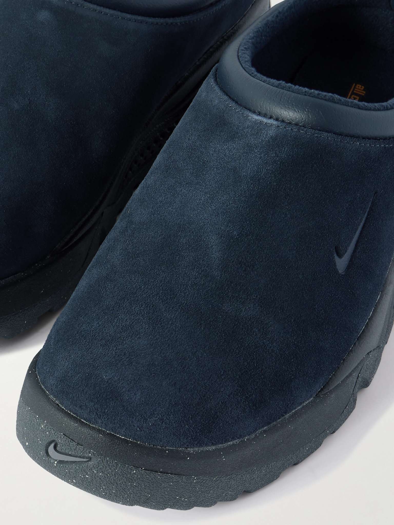ACG Rufus Leather-Trimmed Suede Slip-On Sneakers - 5