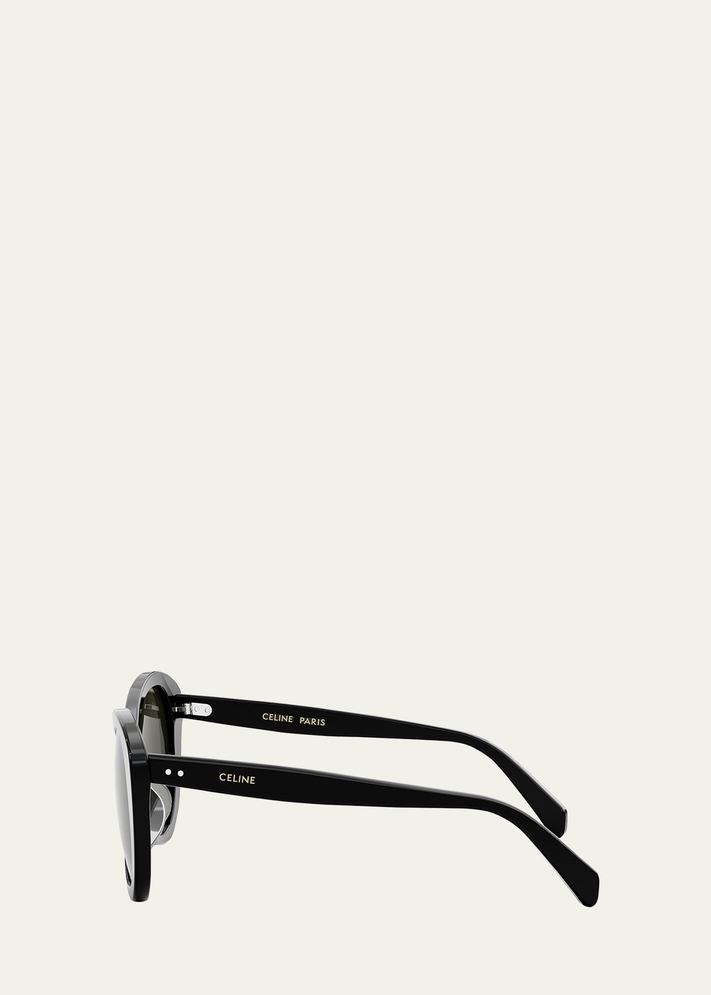 Thin Logo Acetate Butterfly Sunglasses - 3