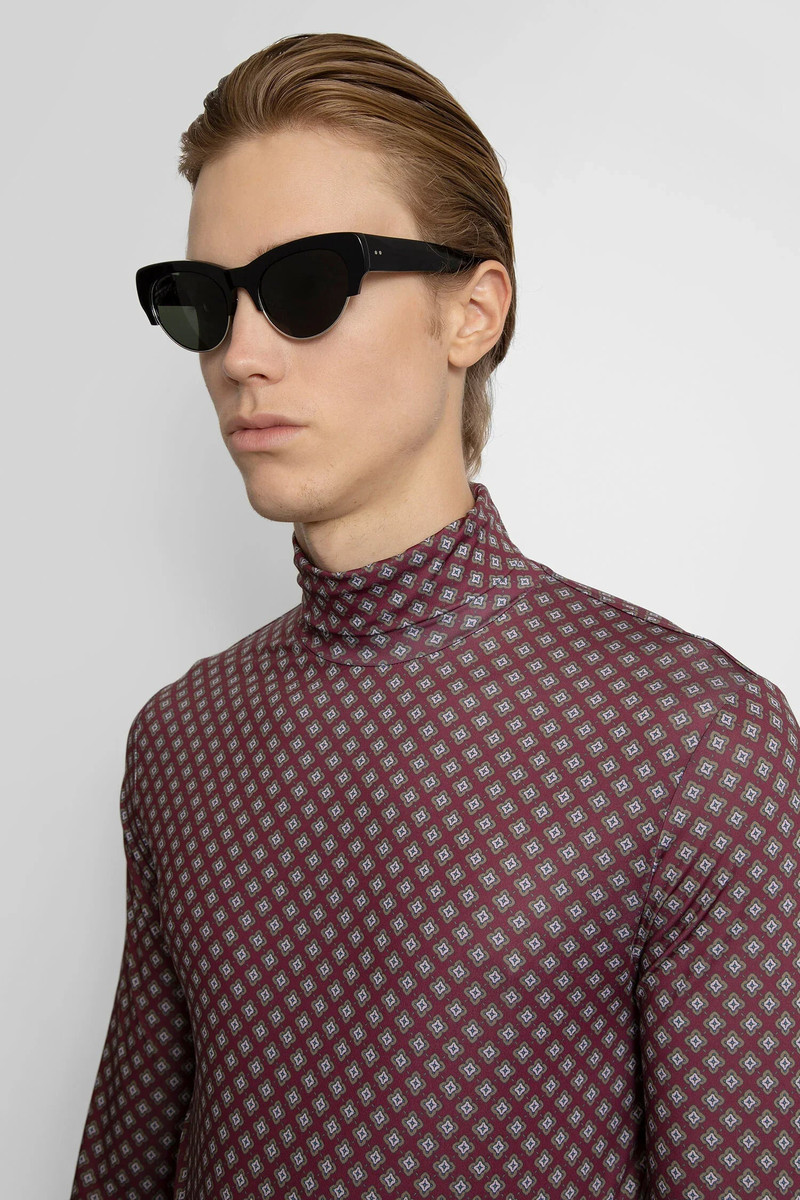 DRIES VAN NOTEN UNISEX BLACK EYEWEAR 6