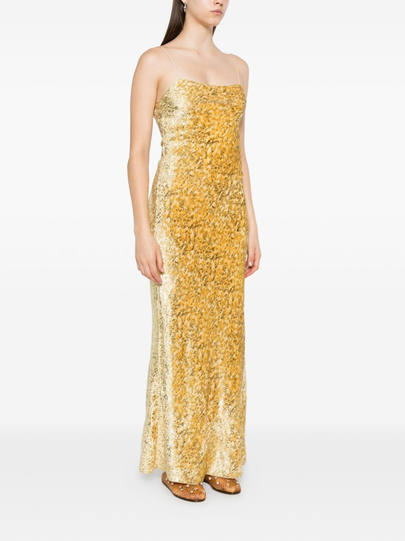 spaghetti-strap patterned dress 3