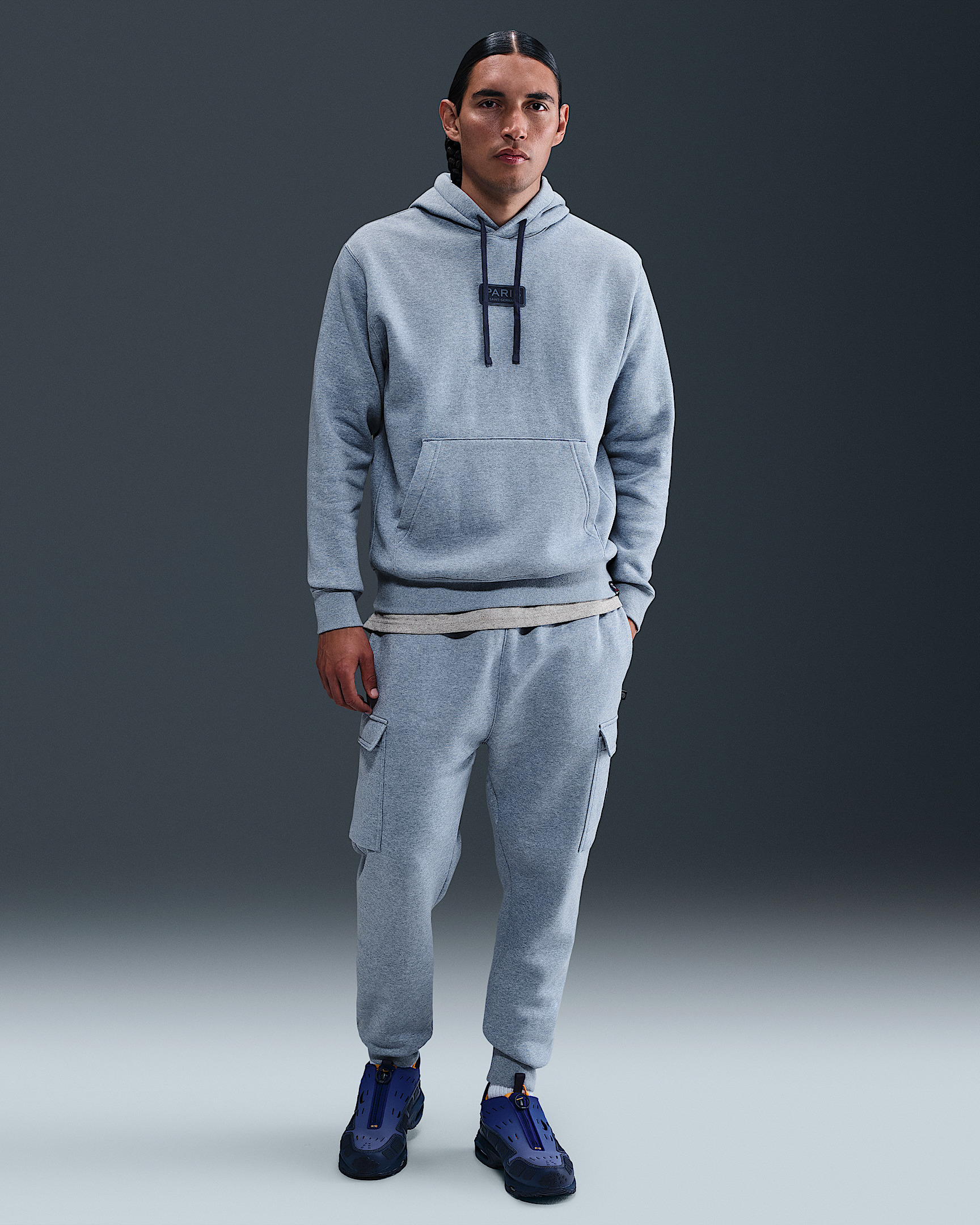 Paris Saint-Germain Club Men's Nike Soccer Pullover Hoodie - 4