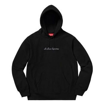 Supreme SS19 Le Luxe Hooded Sweatshirt Black SUP-SS19-316 - 1