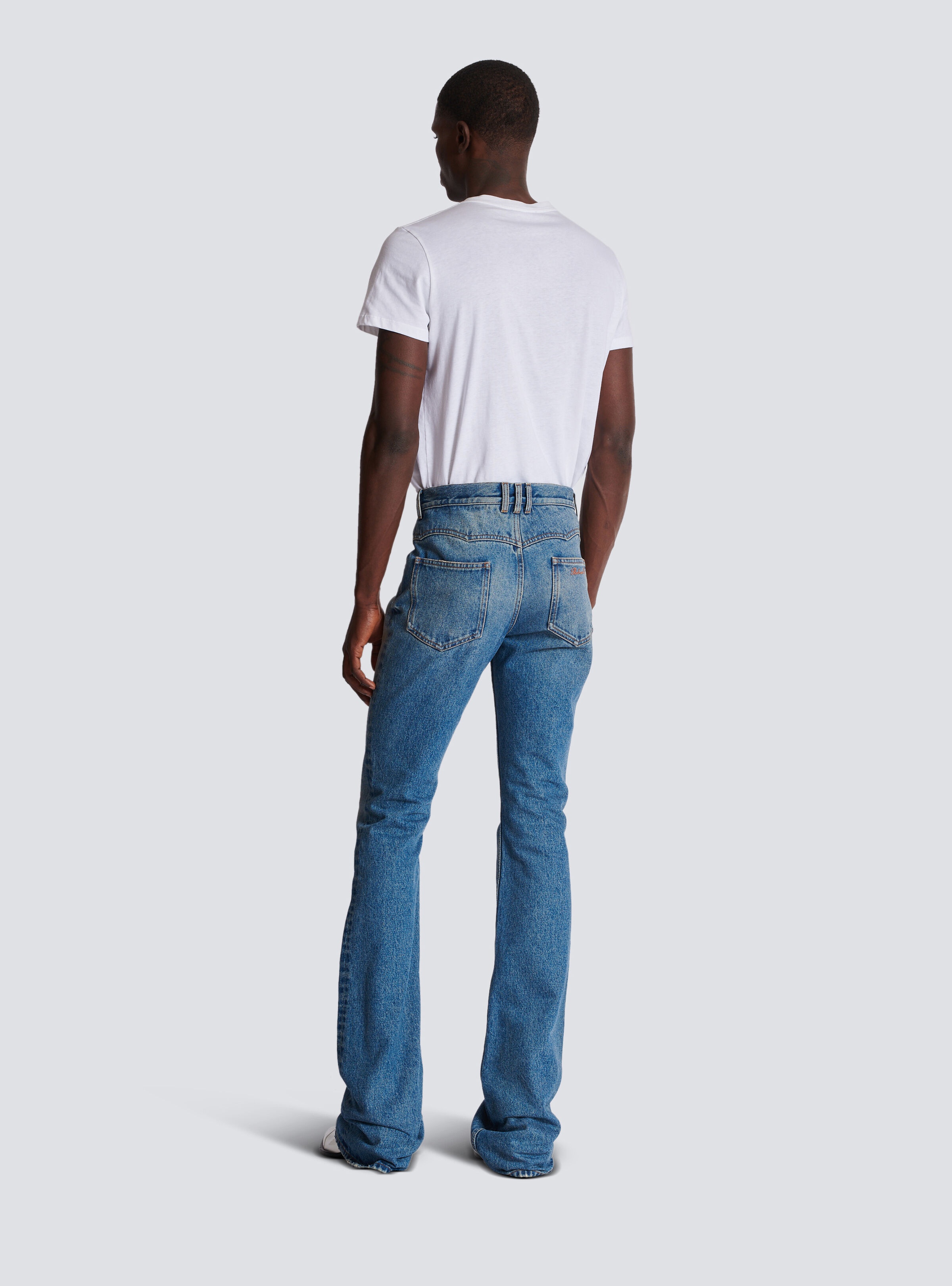 Blue Wash vintage denim jeans - 4