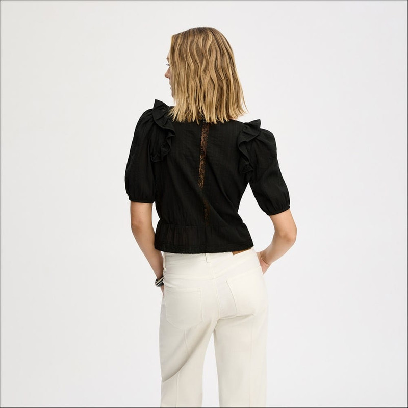 Short Sleeve Peasant Top 5