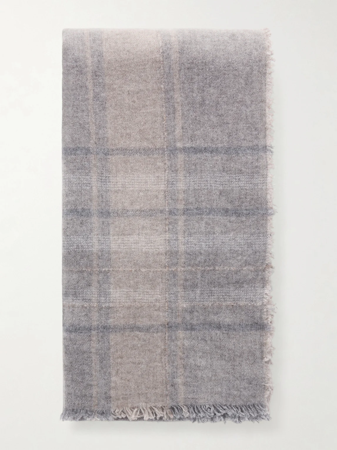 Kerrera Checked Cashmere Scarf - 1