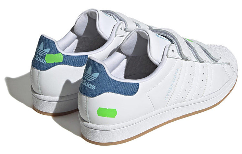 (WMNS) adidas KSENIASCHNAIDER x Superstar '화이트 클리어 블루' IG5927 4