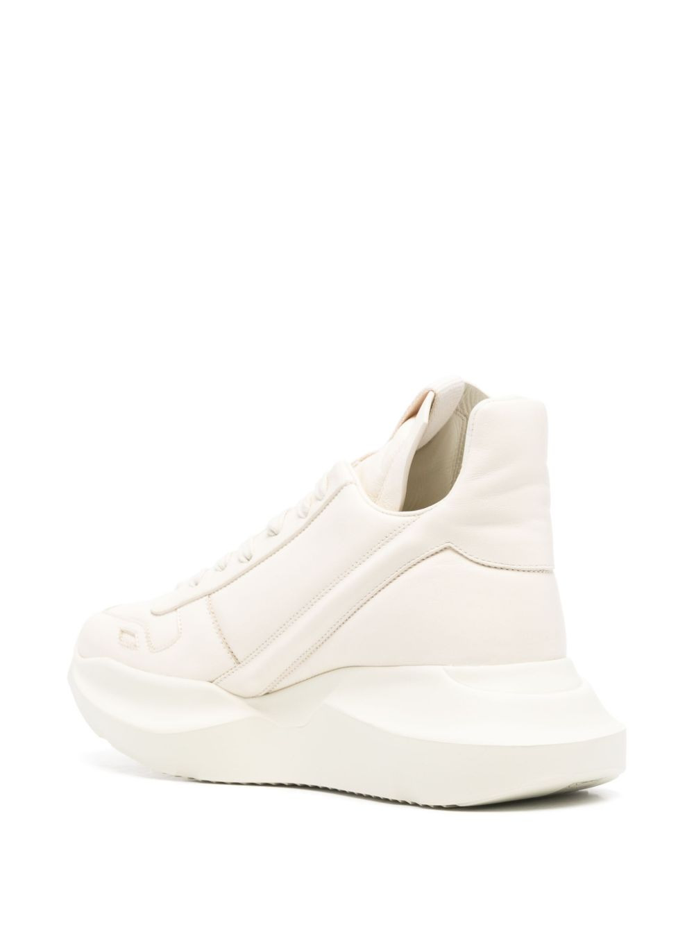 Rick Owens Women Geth Runner Leather Sneakers - 4