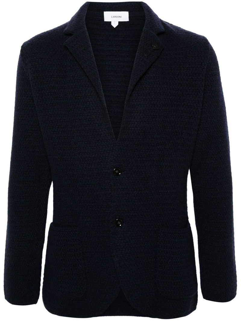 single-breasted cashmere blazer 1