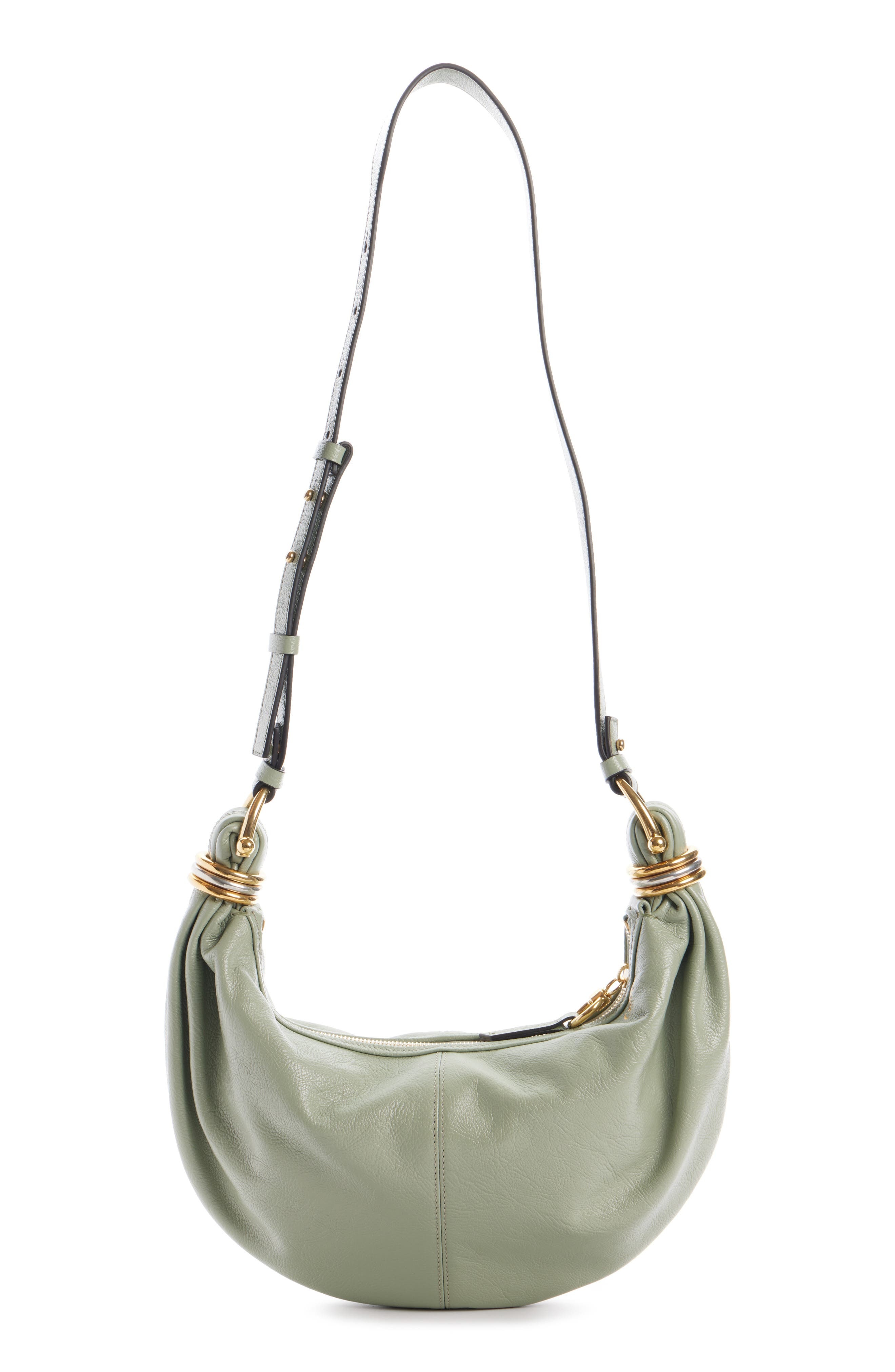 Chloé Small Bracelet Hobo Bag in 38Y Sea Grass at Nordstrom - 2