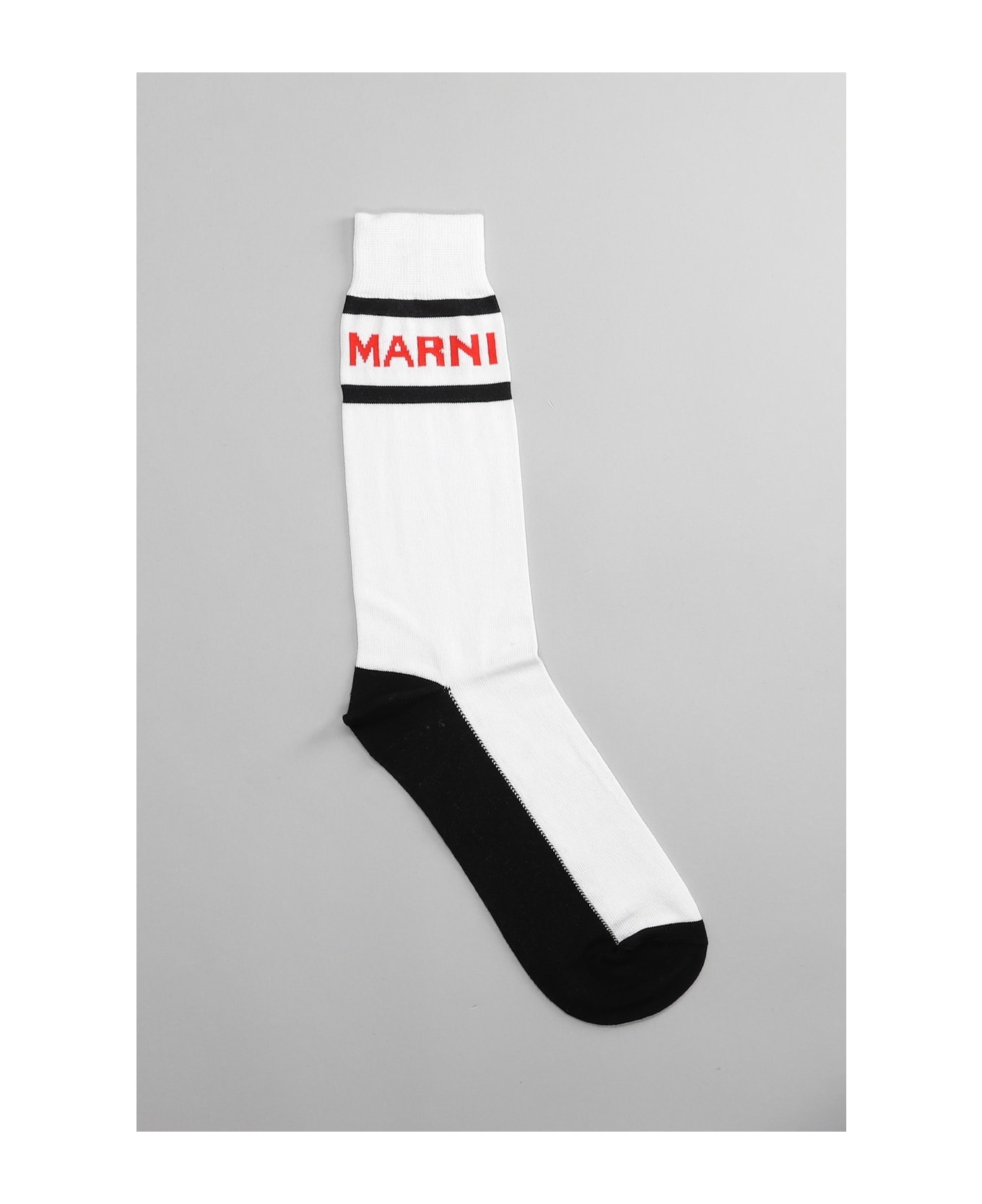 White Cotton Socks - 2