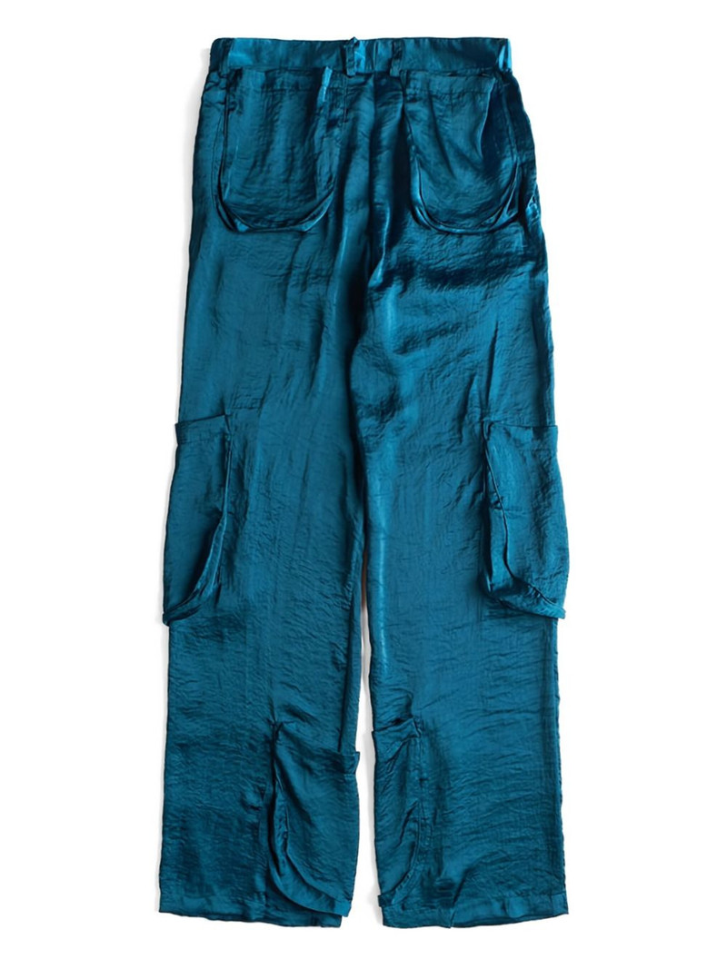 EDWARD CUMING wide-leg cargo trousers outlook