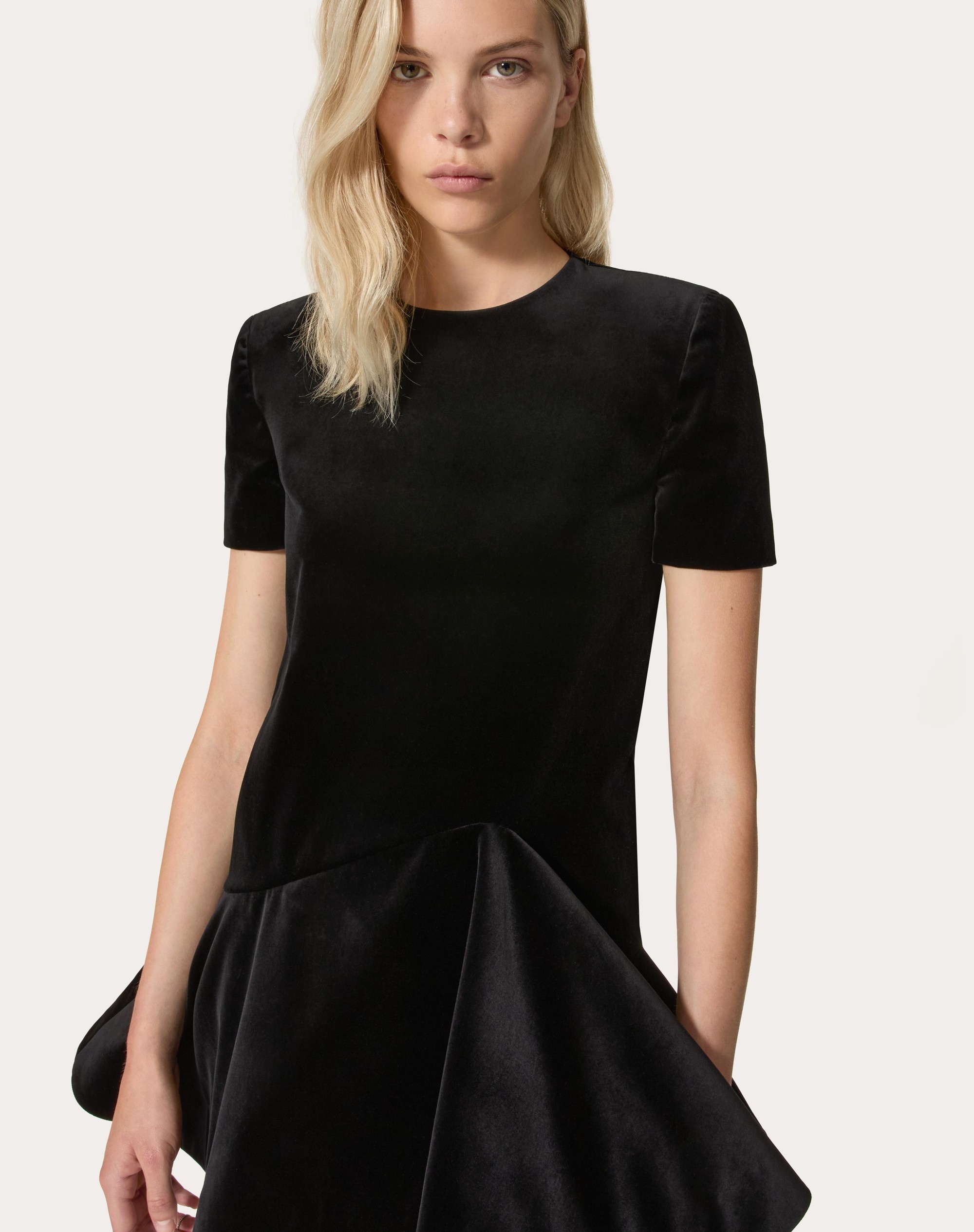 SHORT VELVET DRESS - 5