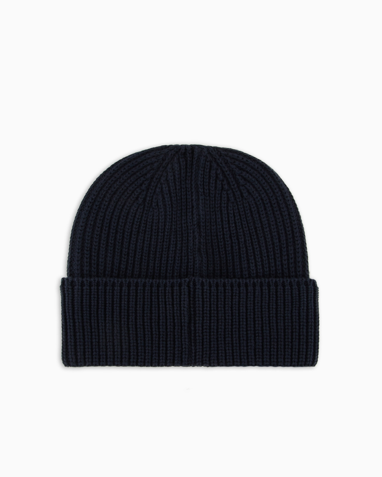 Rib-knit beanie with turn-up brim - 2