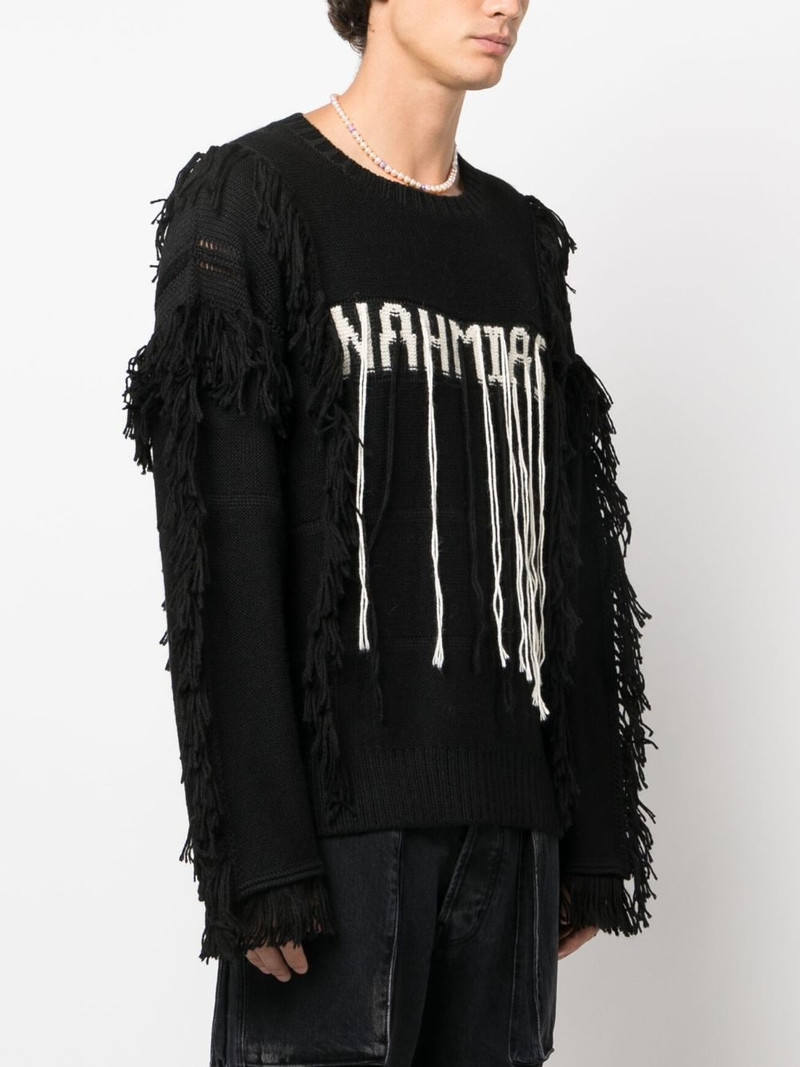 intarsia-knit logo alpaca wool jumper 3